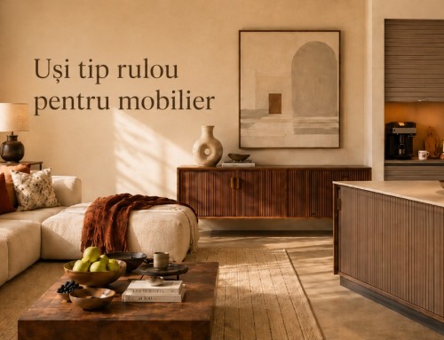 Uși tip rulou REHAU pentru mobilier: acolo unde o ușă obișnuită încurcă